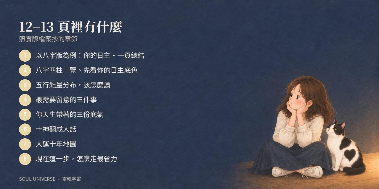 Soul Report 命盤入門版｜八字／紫微／人類圖／占星四選一，翻成你看得懂的話