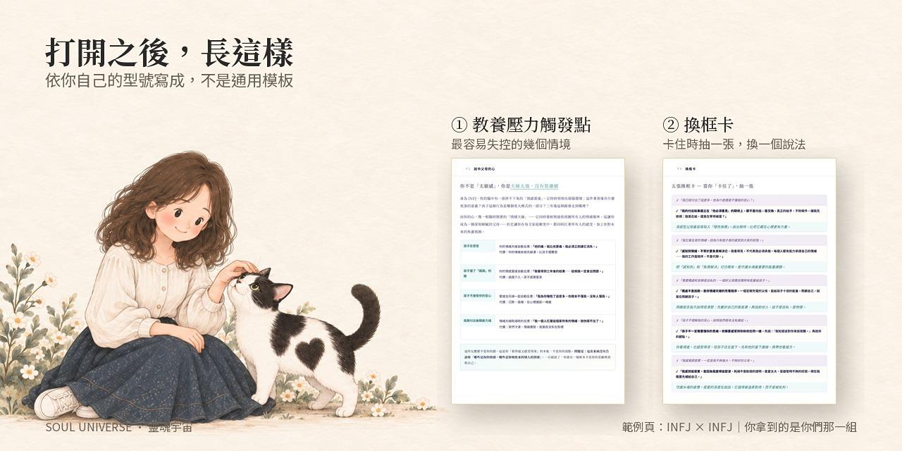 靈魂關係報告・親子 紓壓手冊｜12 頁，父母的情緒使用說明書