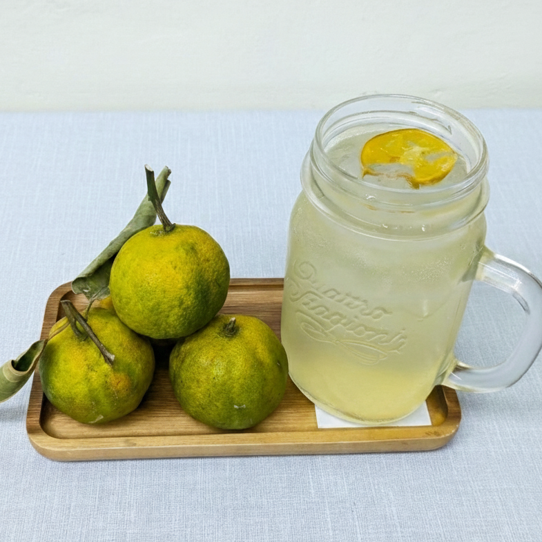 建新農家行 自家栽培㰀檬氣泡飲