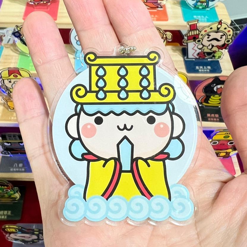 雞童可愛宮 【與神同行】壓克力吊飾_媽祖娘娘/三太子/筊落神物