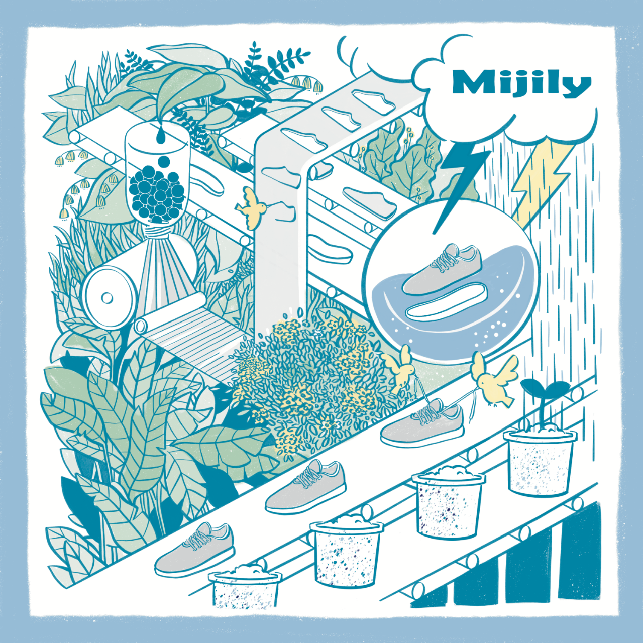 Mijily 台灣循環鞋履品牌 舊鞋回收做盆栽 ♻️🌱