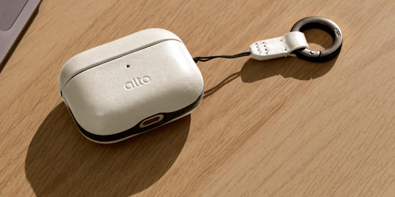 Alto 霜月白壓軸登場｜AirPods Pro 3 皮革保護套