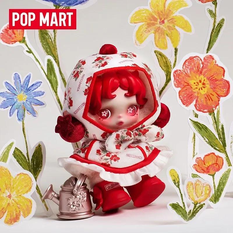 小羊羊🐑 SKULLPANDA 開到花叢中毛絨公仔掛件