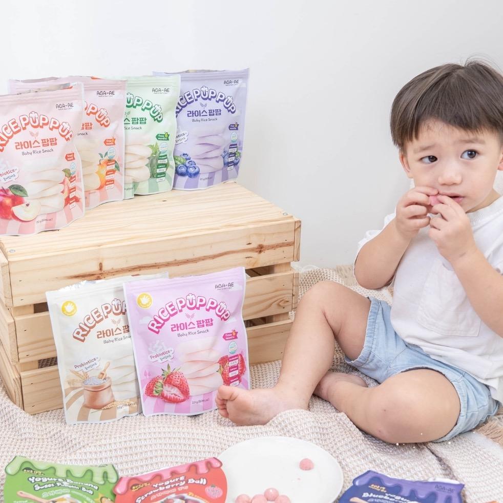 ＠chienbuy 【9/9-9/15】韓國AGA-AE益生菌寶寶米餅、優格球、米棒