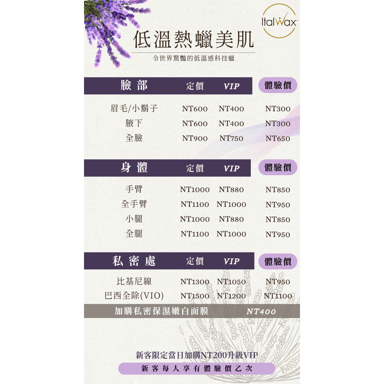 台南熱蠟除毛推薦