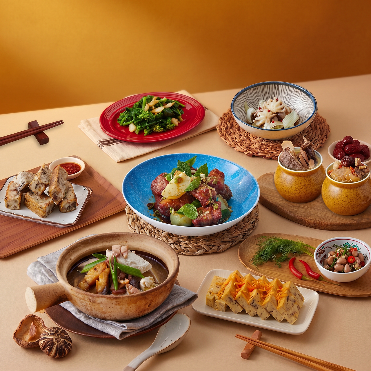 TwoTails Hotels 一泊二食｜攤味 晚間饗宴 B套餐