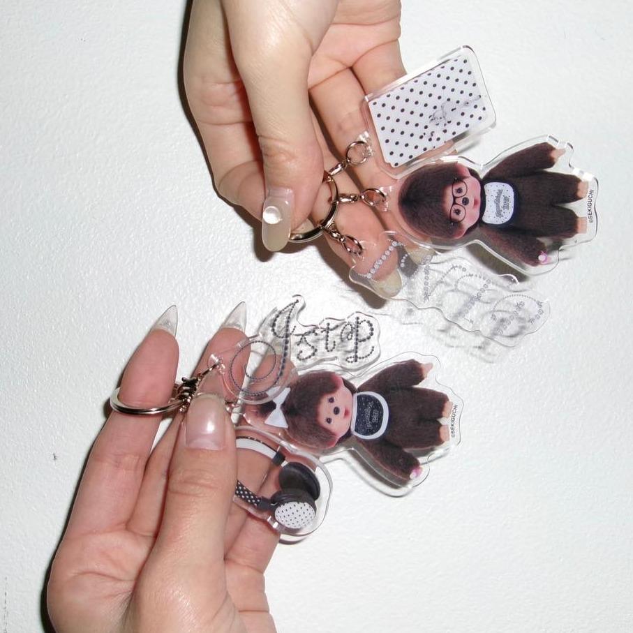 ⁺◟ 歡迎成為小Light打 ⁺◟♡² 16TypeMate Monchhichi Series 鑰匙圈