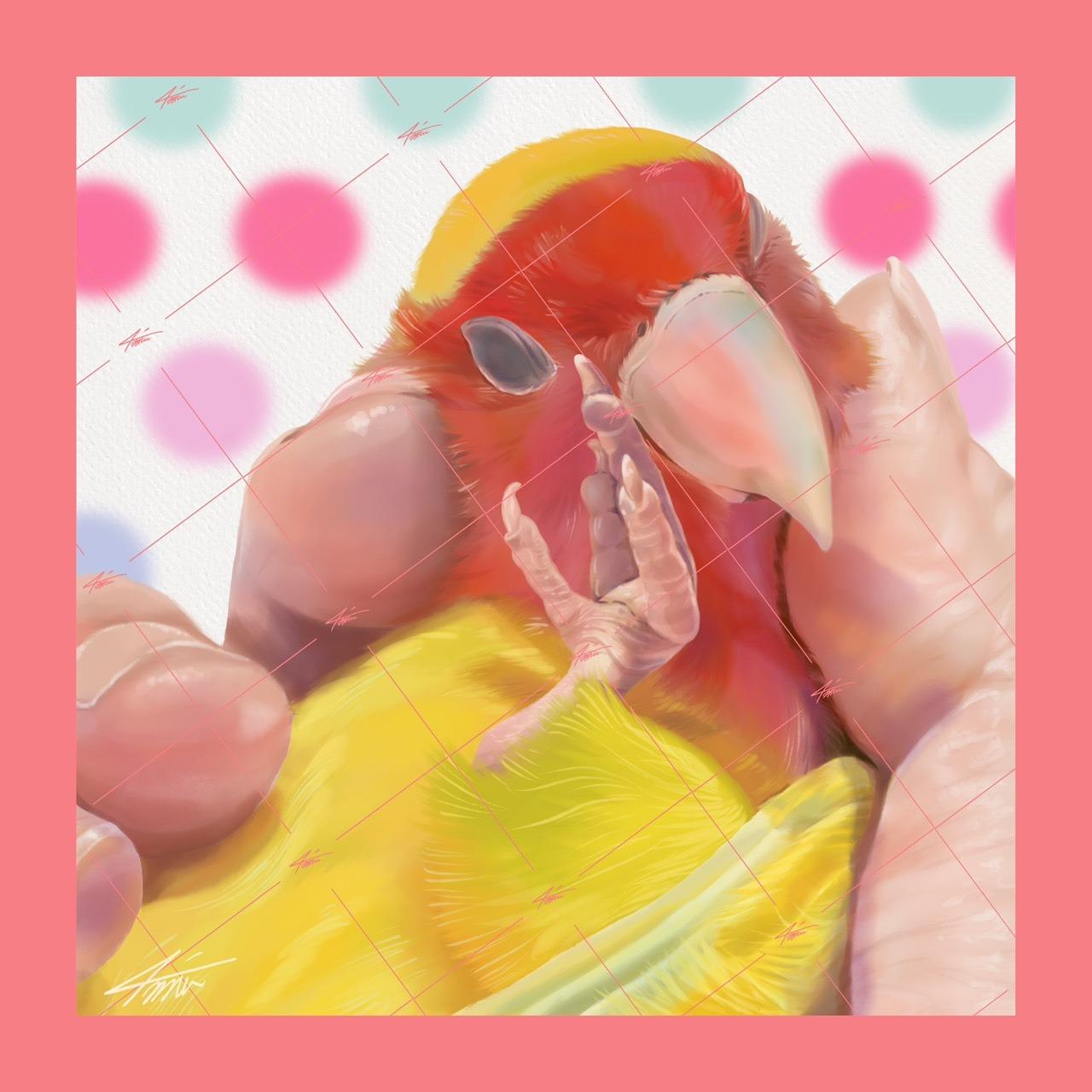 戴圍兜兜的貓 מּ ≋𝒞𝓵𝓪𝓾𝓭𝓲𝓪 𝓛𝓲𝓷 ৲ 4𝓶𝓾 ≋ 5000×5000，300dpi，jpg，RGB