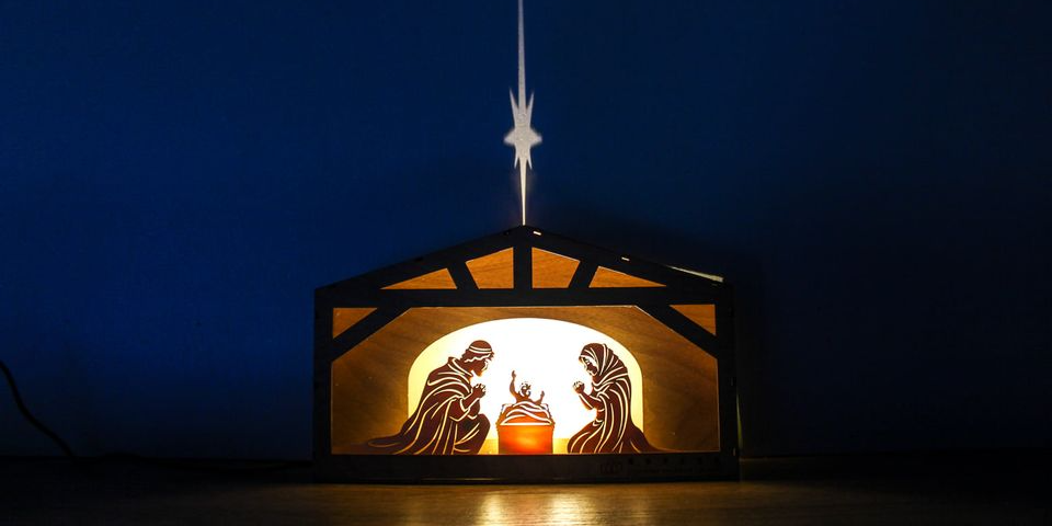 簡單製造 Simply Made 聖誕馬槽燈