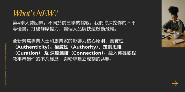 CMO Project 第4季｛成為自己的行銷長｝社群挑戰 - 專業人士與創業家特企
