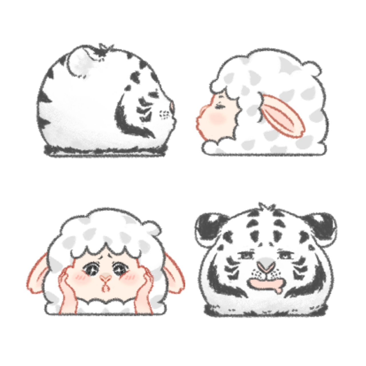 虎羊′s Day 日常小表情