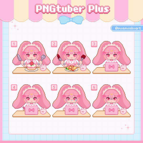 PNGtuber Plus｜Maid Bunny