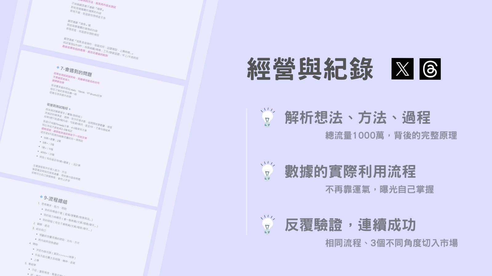 Threads/X經營 - 過程與想法全解析