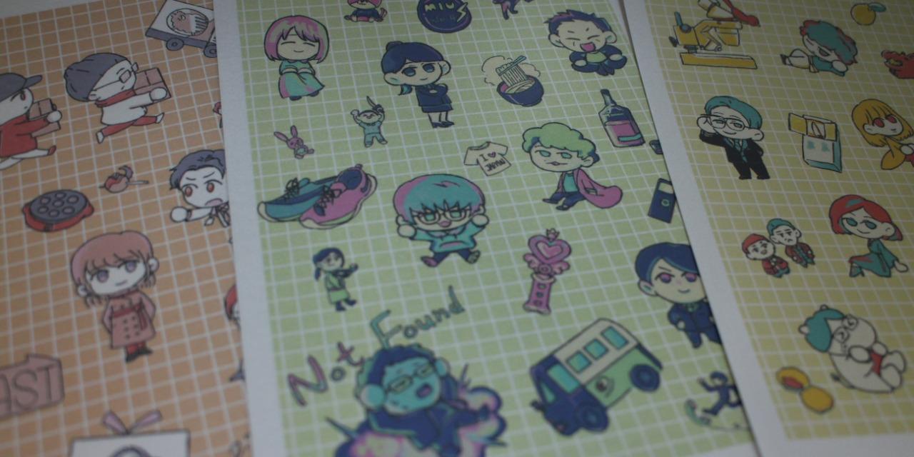 午夜蔬果攤 野木宇宙明信片