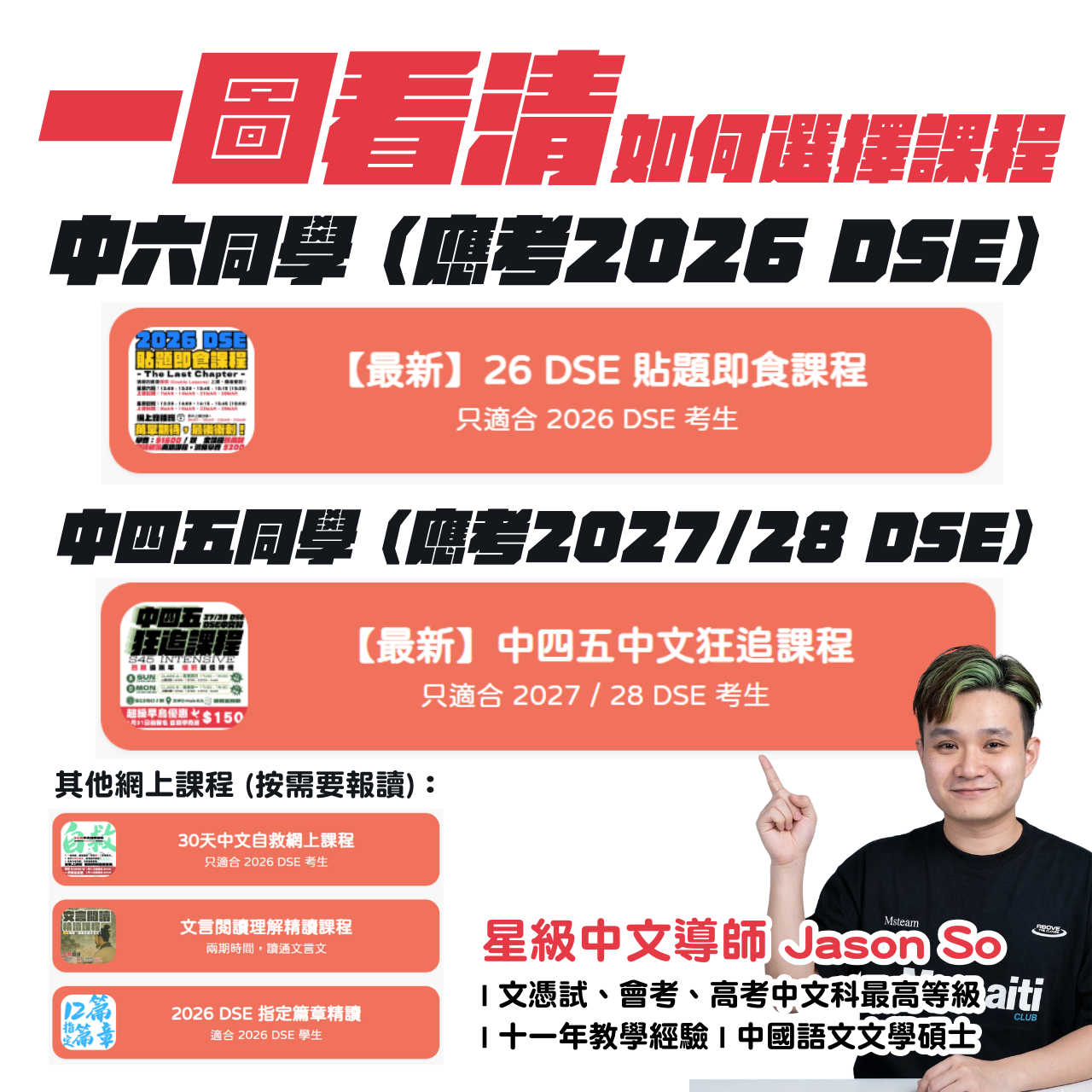 DSE 中文狂熱 | 專業中文補習