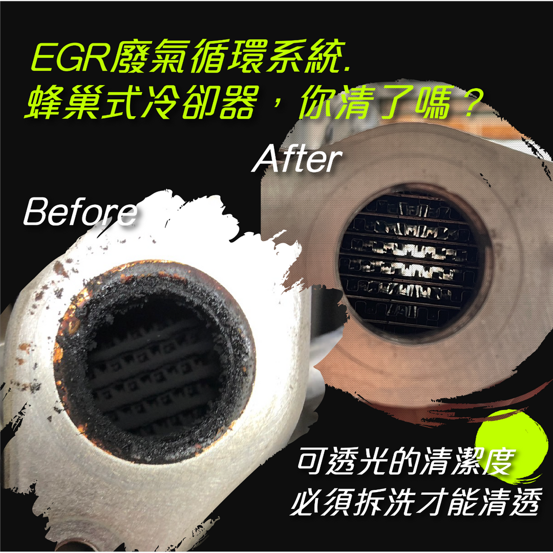 egr廢氣循環系統，蜂巢式冷卻器