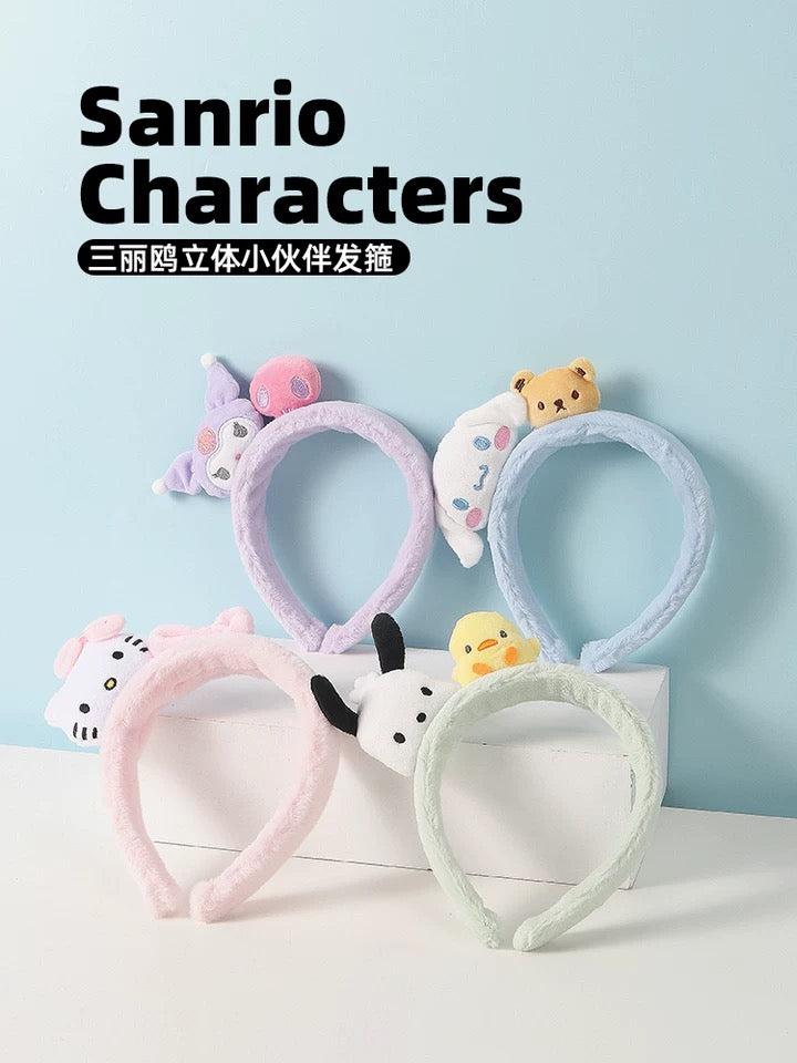 KawaiiGiftLand Sanrio Hello Kitty Kuromi Cinnamoroll Pochacco with friends Plush Head