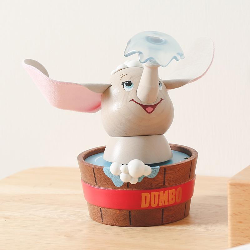 小餅乾雜貨 迪士尼｜洗香香小飛象原木音樂盒