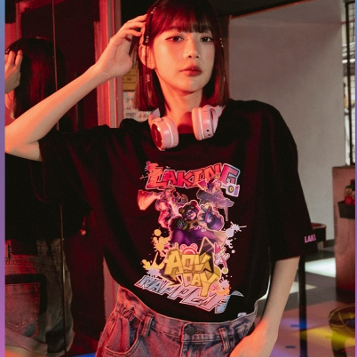 LAKING | 你的專屬搭配造型師 LAKING_傳說對決聯名傳說日短T-黑色