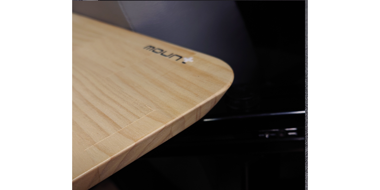 Welcome MOUNT 加載家 1. 原木導角桌板+鋁合金腳架組