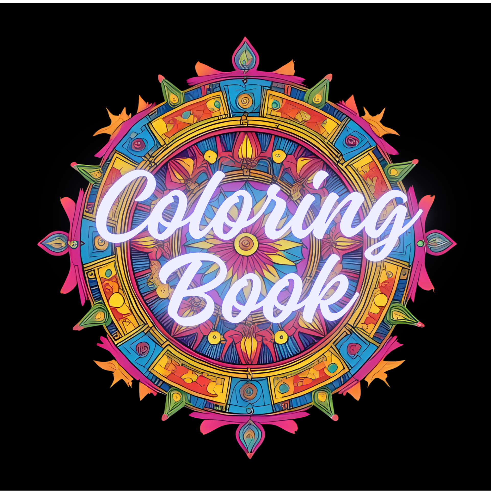 Simple Mandala Coloring Book