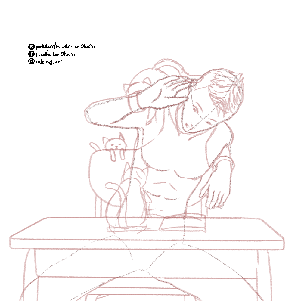 Howlkerline_Studio Rough