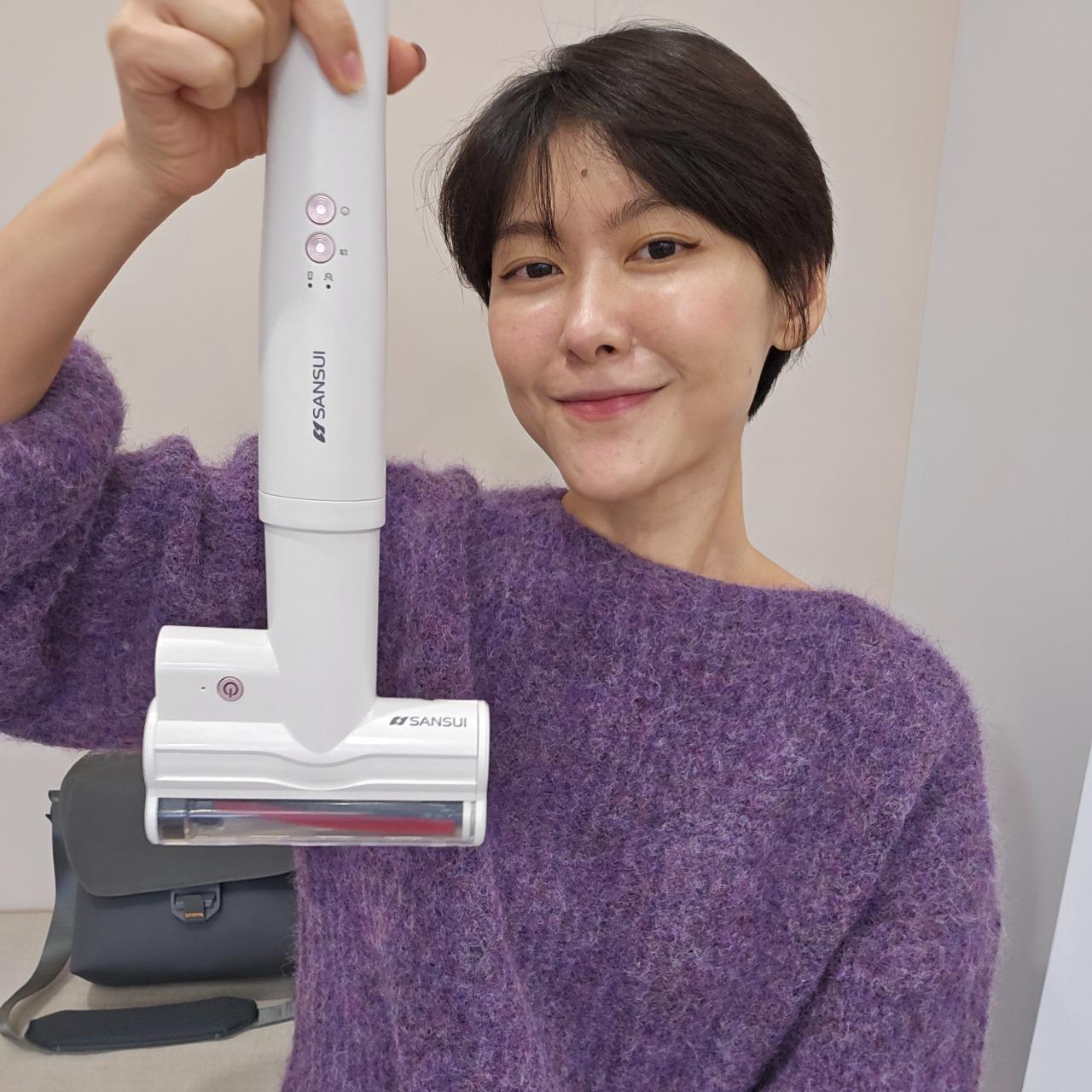 長工胎胎 Rebecca 【SANSUI 山水】迷你無線吸塵器