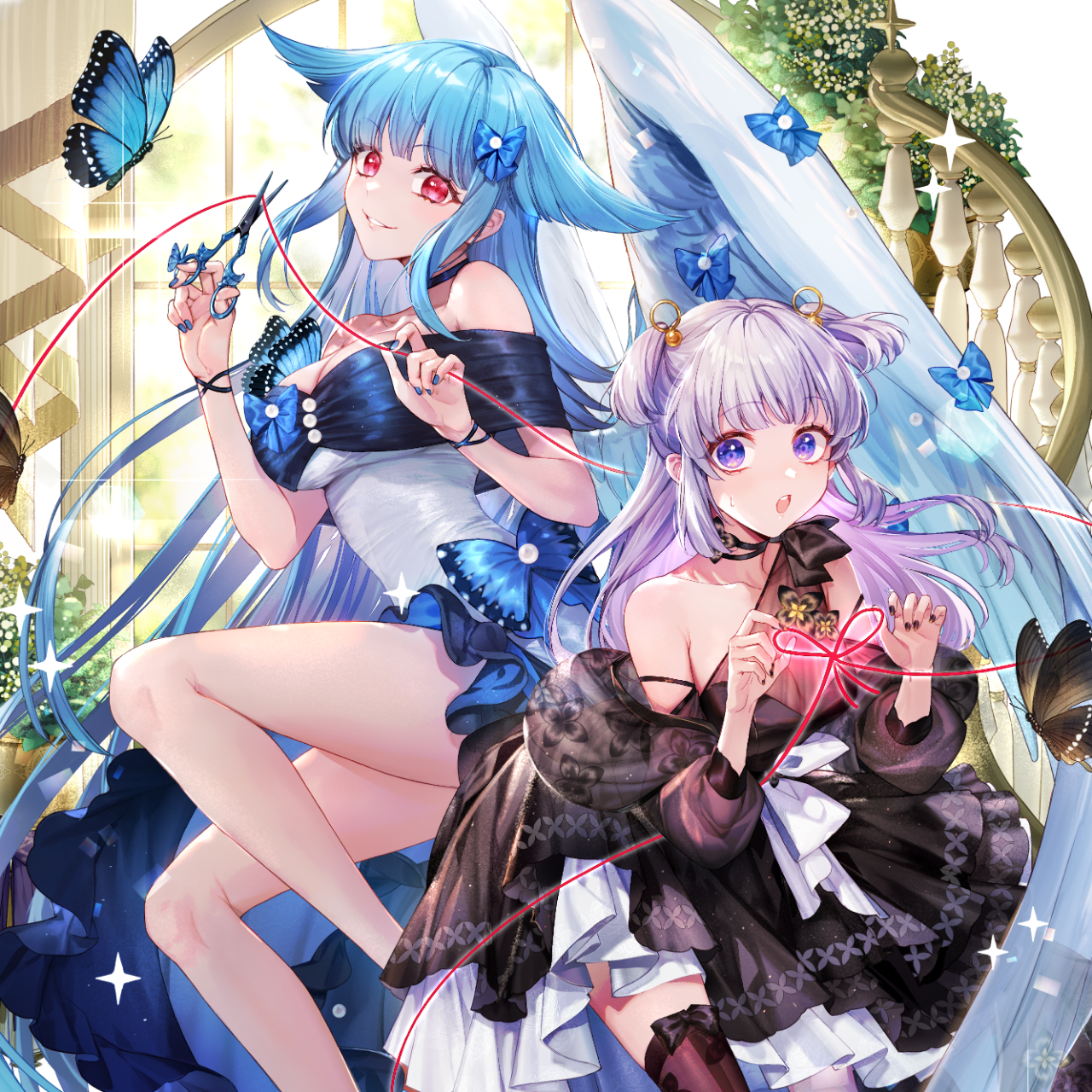 阿蟬蟬SEMI 《問答RPG 魔法使與黑貓維茲》操心月老與嬉鬧天使 森森觀月&珂珂