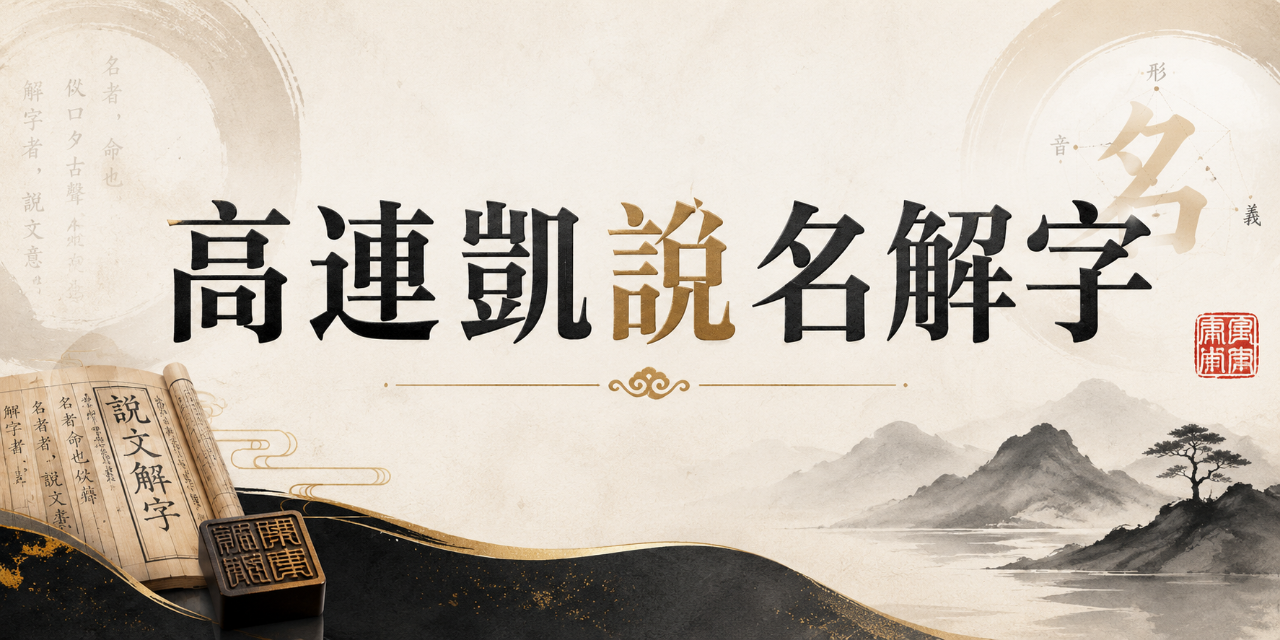 正統生肖姓名學｜陽宅｜陰宅｜實證命理｜風水佈局｜高連凱 高連凱說名解字