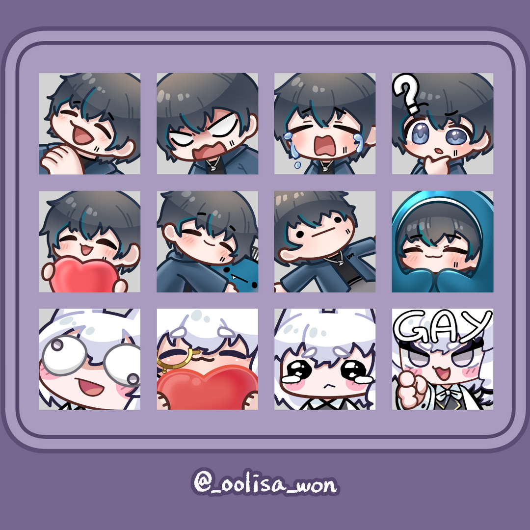 藤野瓜 貼圖|Emote