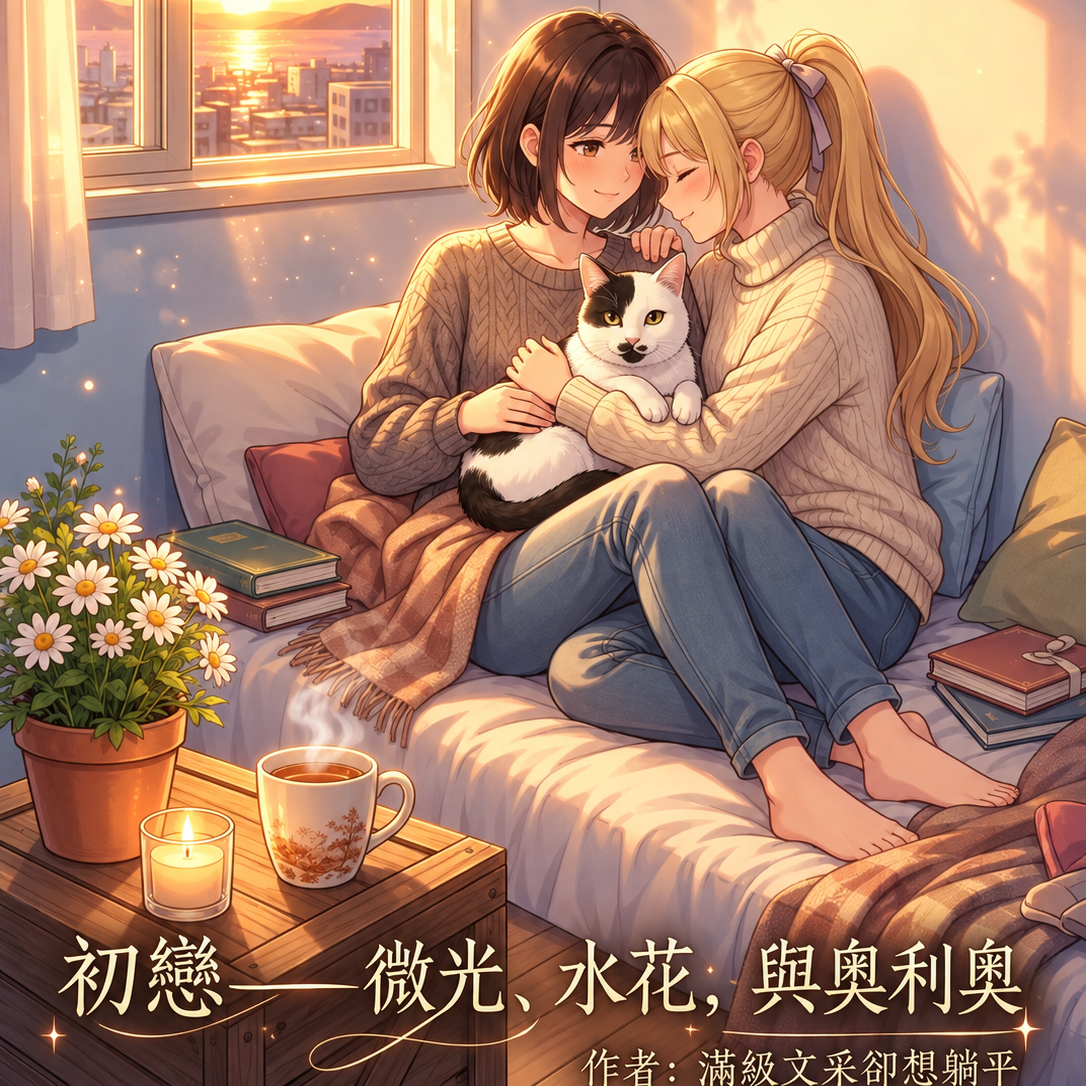《微光、水花，與奧利奧》
