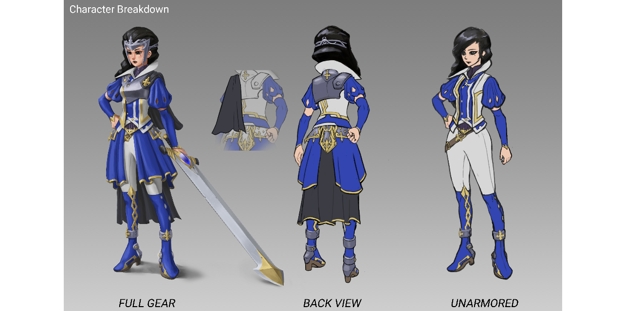 Quang Nguyễn Ngọc Thiều captain alaine warrior concept art