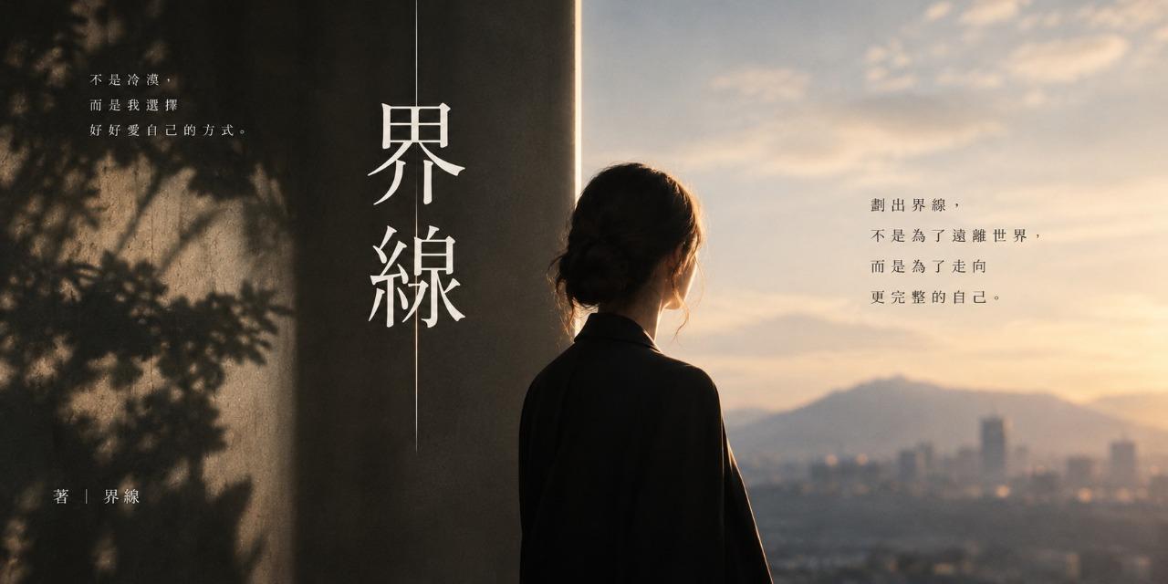 《界線：不是築牆，是把門裝上》電子書封面｜ALSTON 奧斯頓