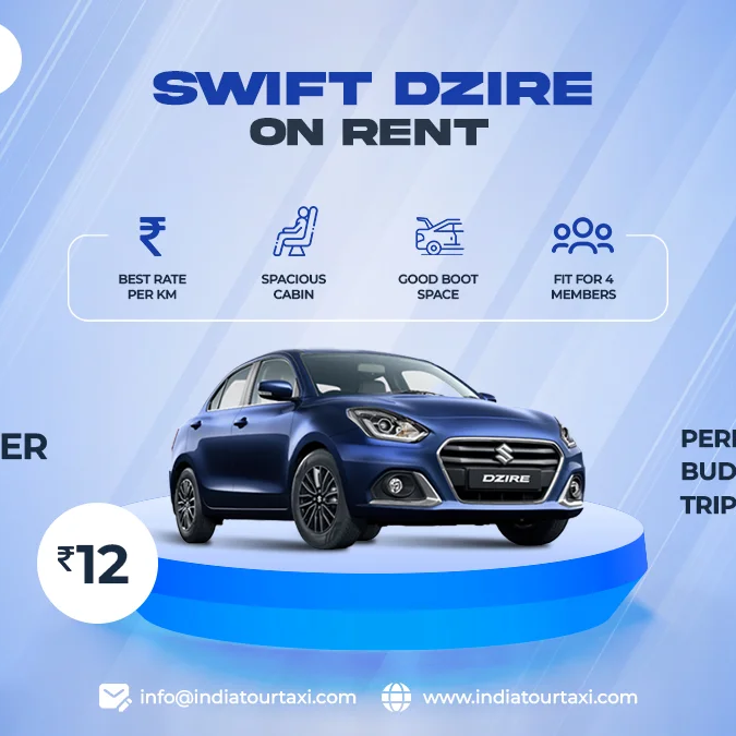 Swift Dzire on Rent