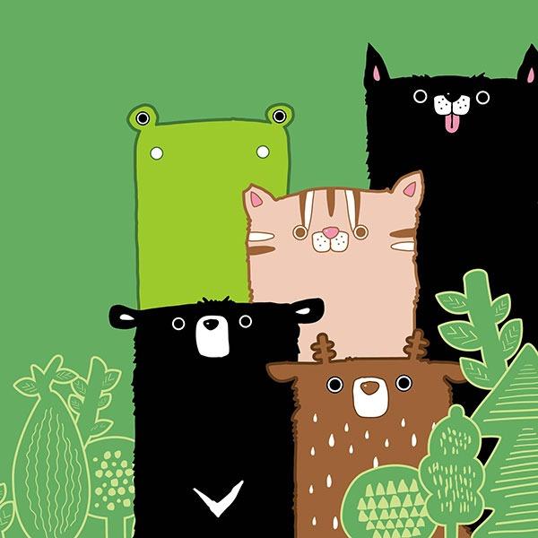 黑潮星樂園 臺灣原生動物(灣A麻吉)，ESG永續代言最佳拍檔