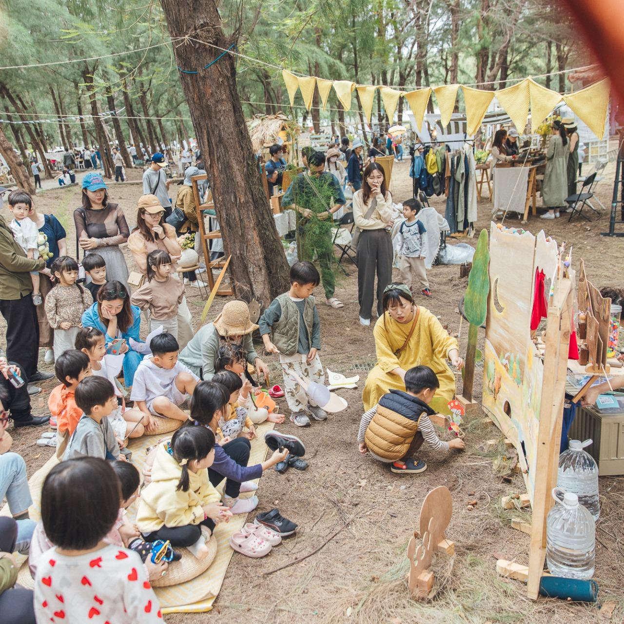 灰熊綠展 - 森林學堂介紹 敲敲偶門knock knock 森之劇場+森林手作