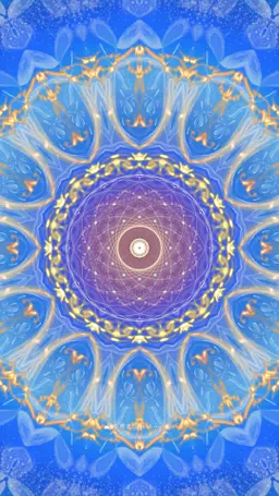 每月曼陀羅能量桌布