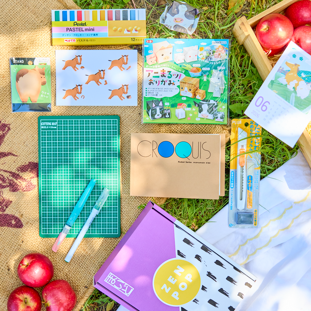 ZenPop Japan Ranch Craft Box Stationery Box