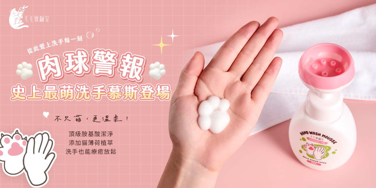 furlab_skincare 寵物友善肉球泡泡洗手慕斯
