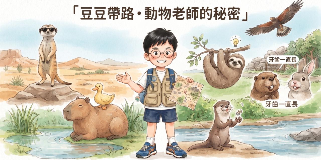 🎧 豆豆帶路・野森動物學校深度特別篇｜動物老師的秘密