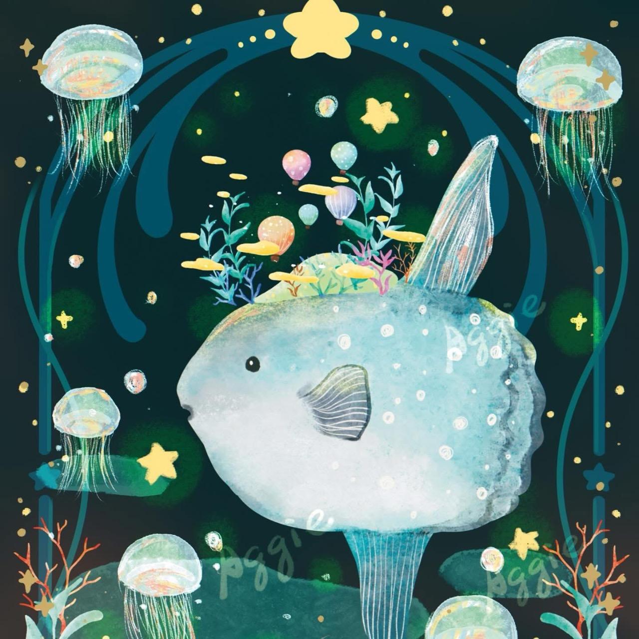 Aggie 慢慢走｜Aggie Amble Illustration