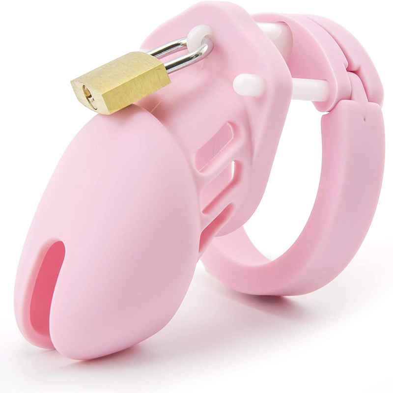 Pink Chastity Cage