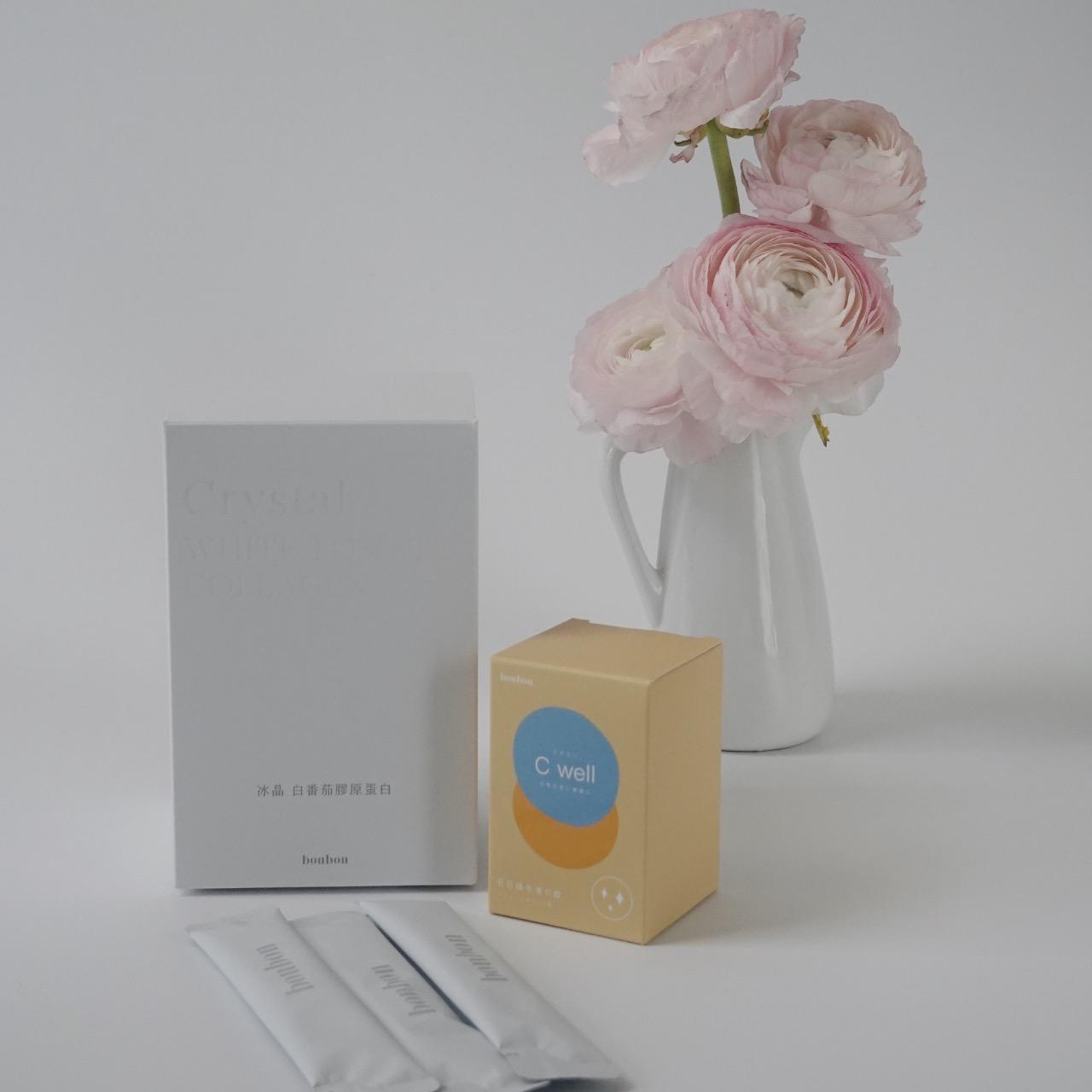 bonbon冰晶白番茄膠原蛋白 / C well 維生素C錠 / 噗噗君