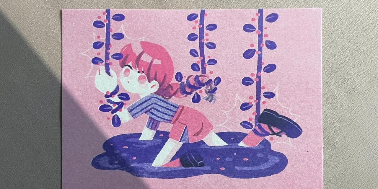 午夜蔬果攤 riso明信片