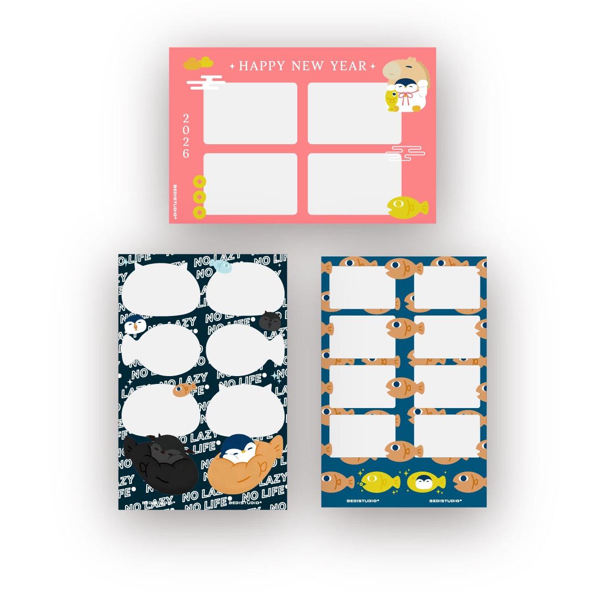 阿企與魚魚 BEDISTUDIO MORE SHOT聯名拍貼