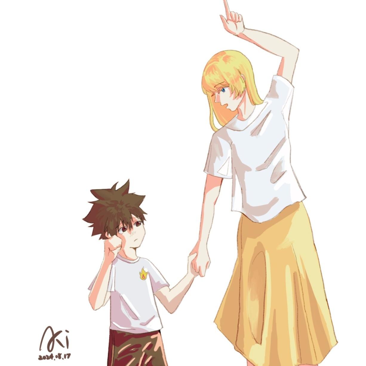 Aki 小時候阿綱＆24歲結菜