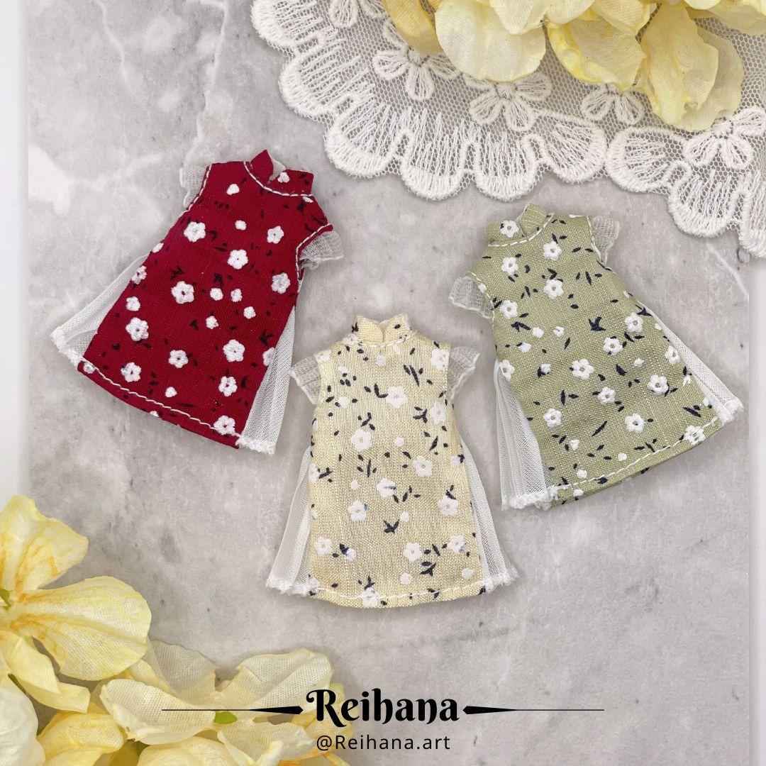Reihana 小旗袍洋裝