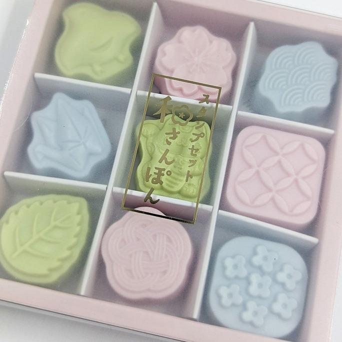 ZenPop Japan SUN-STAR Wasanbon Stamp Set of 9