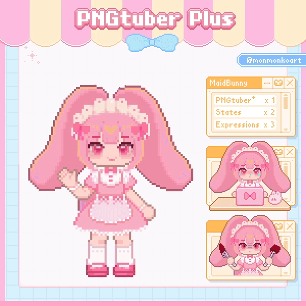 PNGtuber Plus｜女僕兔兔
