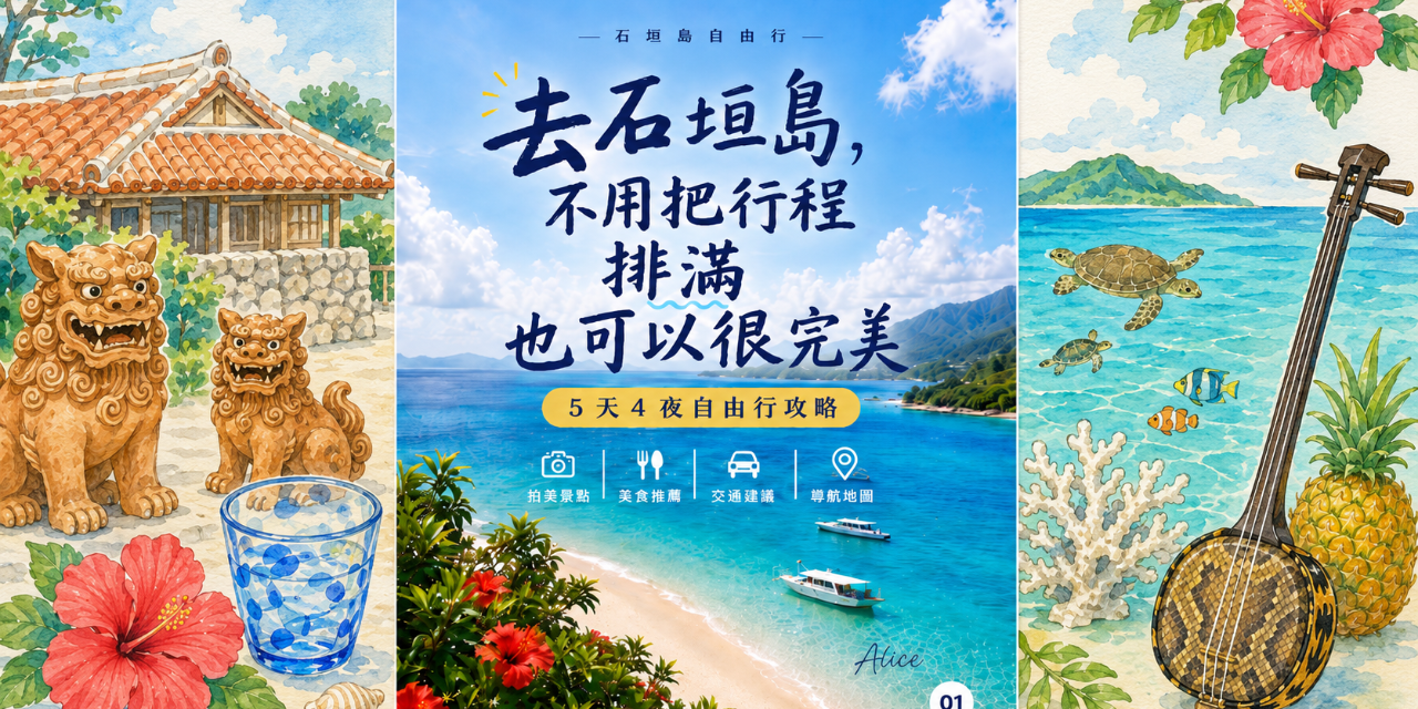 石垣島自由行入門攻略｜行程・美食・景點・自駕一次搞懂